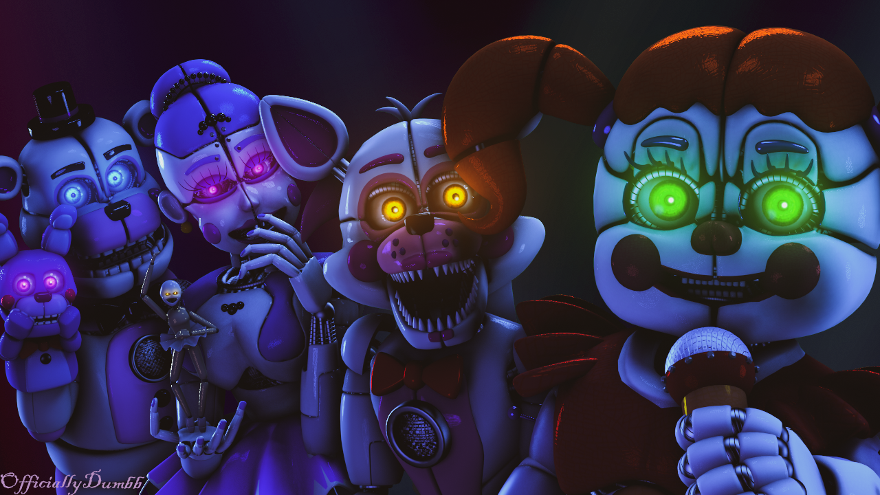 Fnaf Sister Location Poster by officiallydumbb on DeviantArt