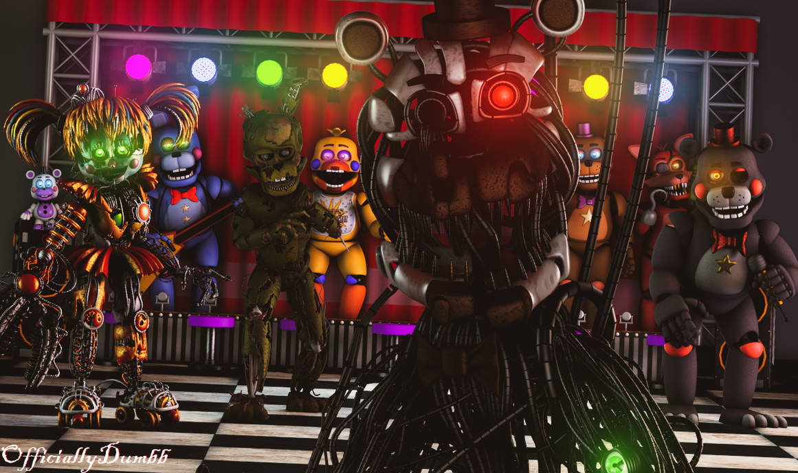 Fnaf Ffps Poster by officiallydumbb on DeviantArt