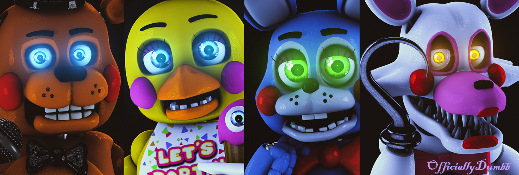 Fnaf 2 figuras toys animatronics. by vini30 on DeviantArt