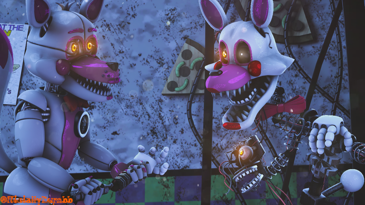 Funtime Foxy x Lolbit (Or Funtime Mangle) by Devonfoox on DeviantArt