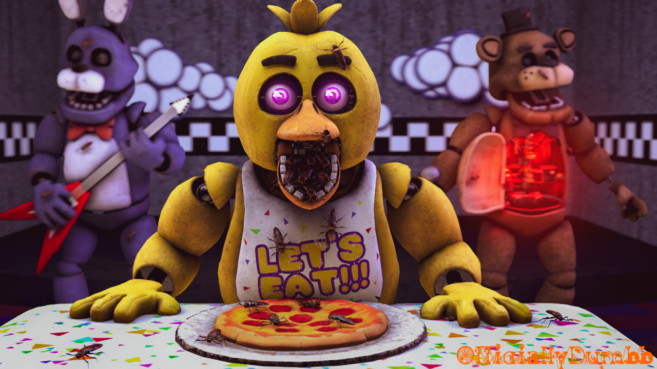 Withered Chica - FNAF2 by JolenePiggelin on DeviantArt