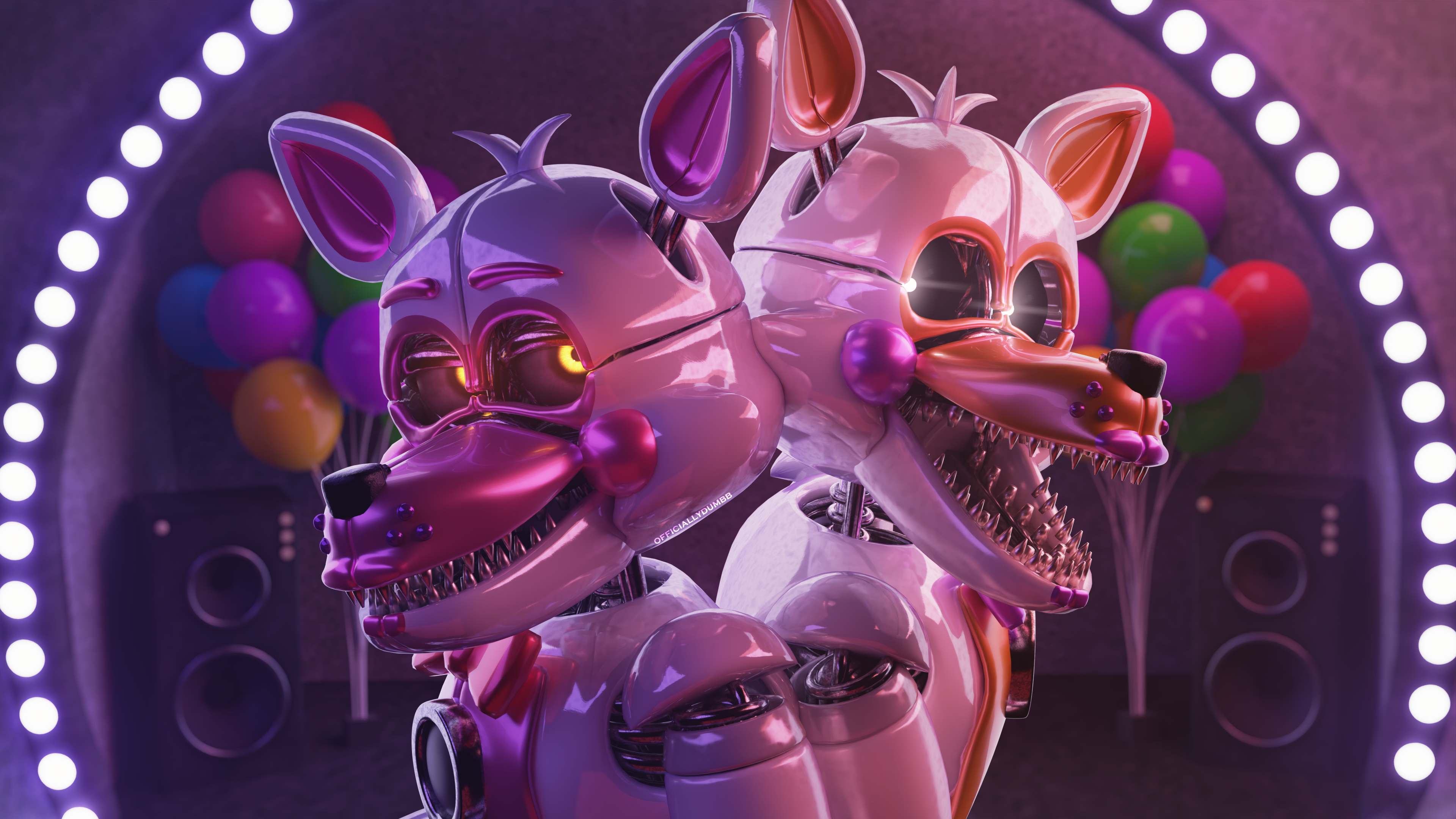 Funtime Foxy And Lolbit The Community Fnaf Community - Fan art