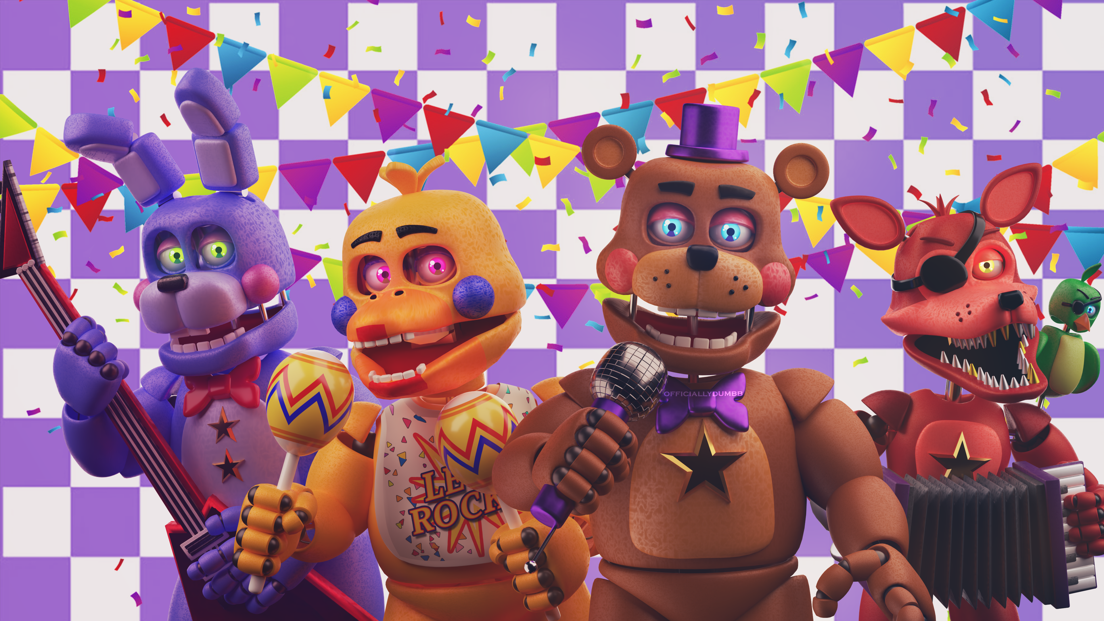 Fnaf AR 3th Anniversary by officiallydumbb on DeviantArt