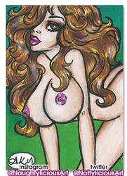Meghan ~ Original ACEO XR by NaughtyliciousArt