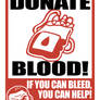 Borderlands Donate Blood Poster