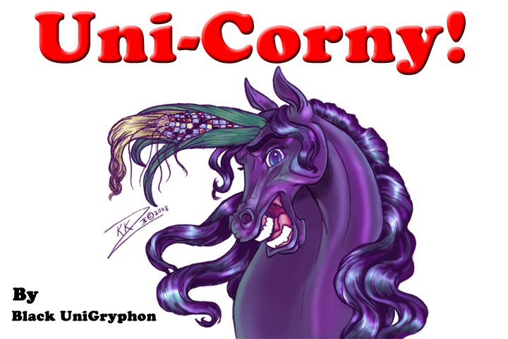 Uni-Corny Video Graphic Black