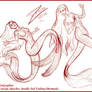 2 Tails Undine Sketches 02