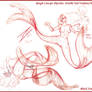 2 Tails Undine Sketches 03