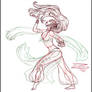 Turkish Bellydancer Sketch