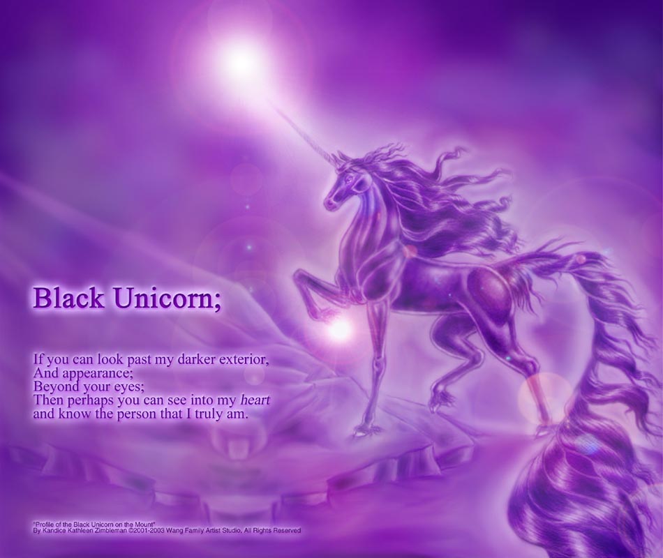 Black Unicorn Poem