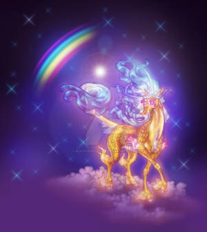 Dujiao Qilin Rainbow Cool Colors BG