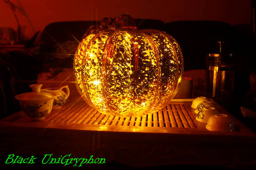 Zen Glass Pumpkin