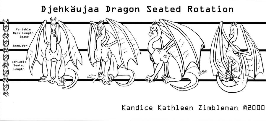 Djehkaujaa Rotation ModelSheet by BlackUniGryphon