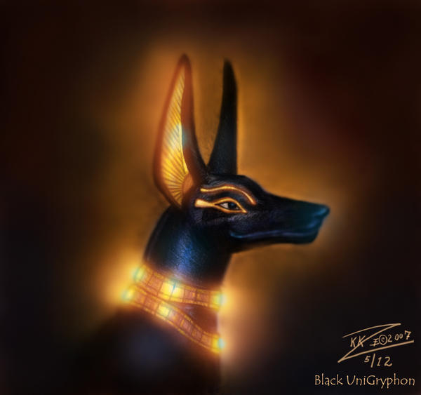 Lord Anubis Idol Color