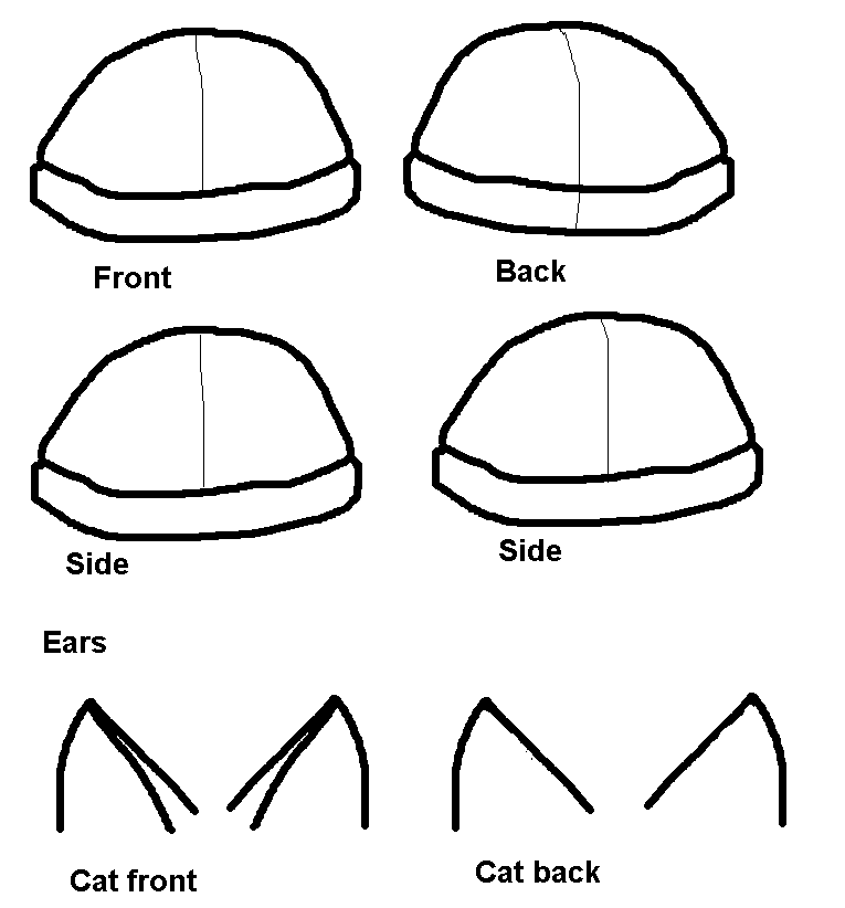 Basic Cat Hat Template by trocketkitty on DeviantArt Basic Cat Hat Template by trocketkitty on DeviantArt