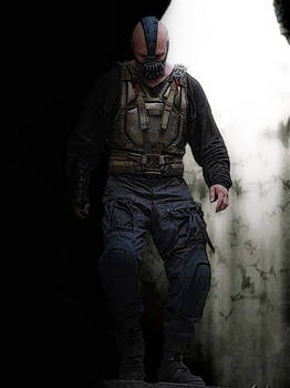 Tom Hardy - Bane in the Batcave
