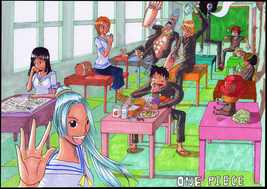 One Piece Highschool by xetoxgarshiz on DeviantArt