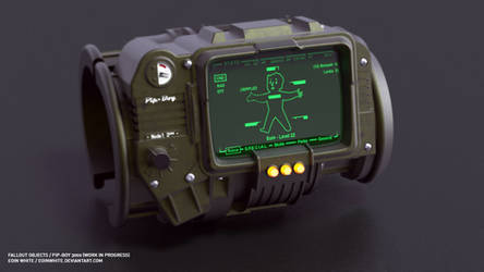 Fallout Objects - Pip-Boy 3000 [WIP]