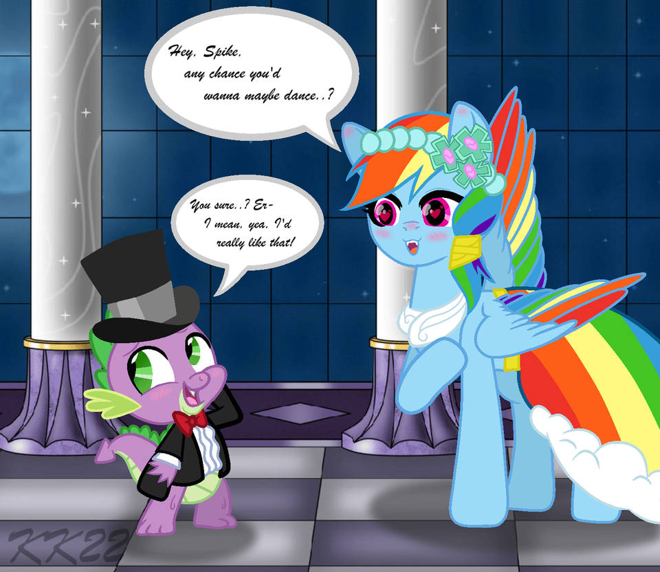 Request Spike And Rainbow Dash by ChazKopaMLPFIMX on DeviantArt