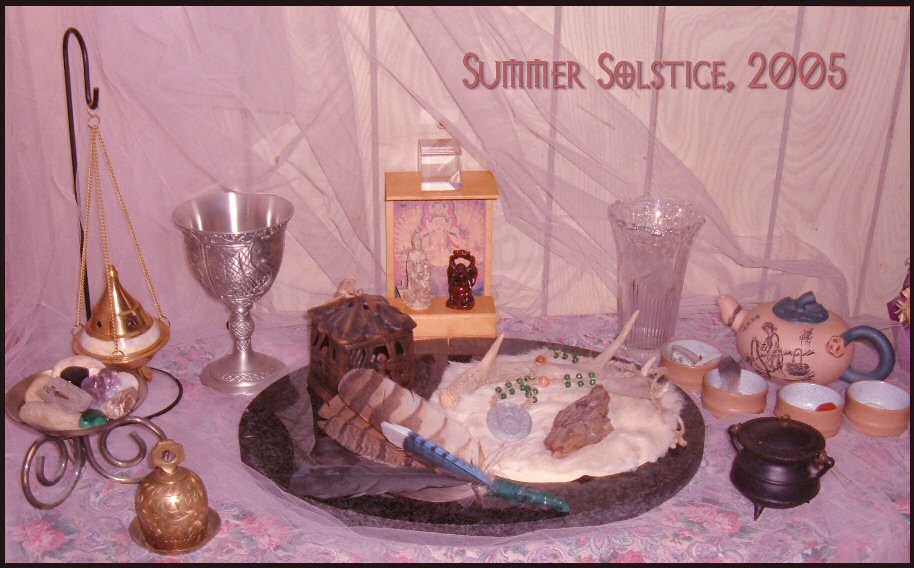 My Summer Solstice Altar