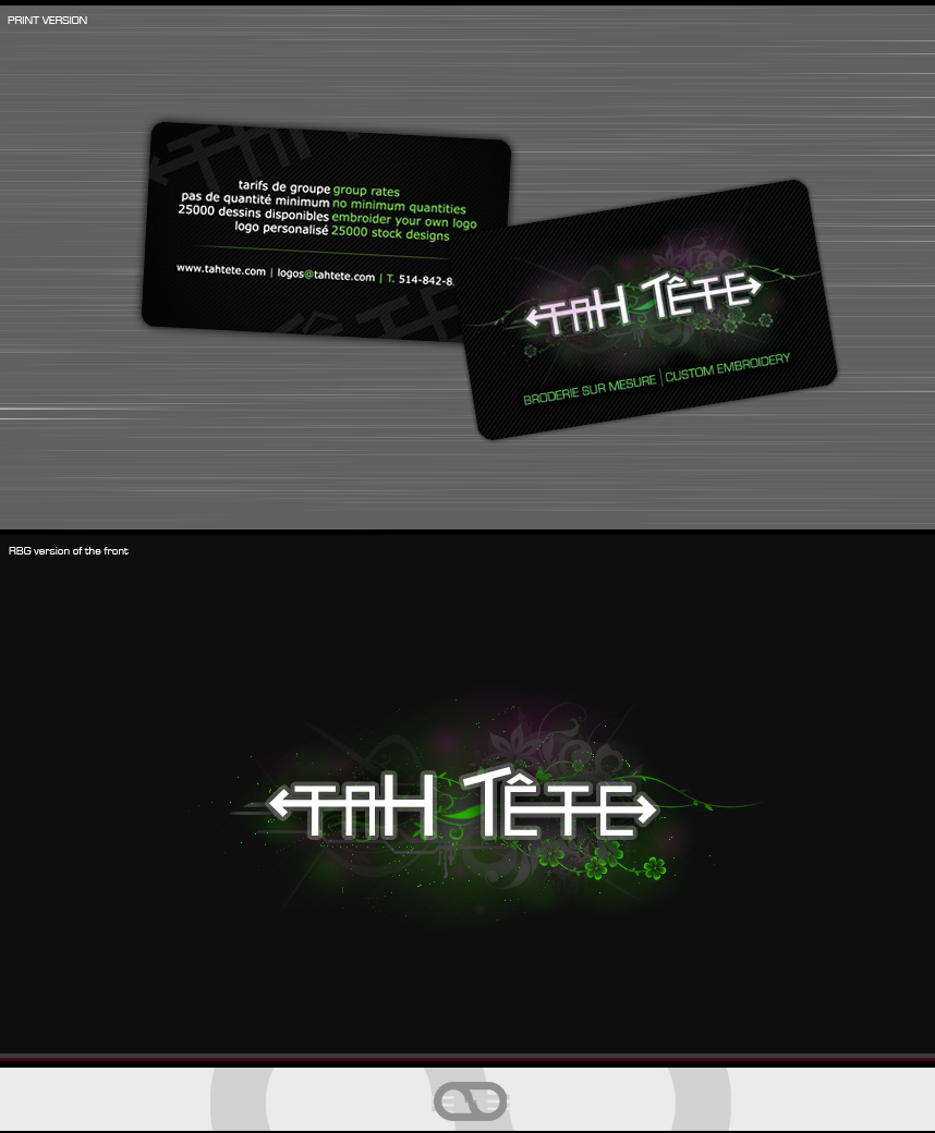 TAH TETE - business card