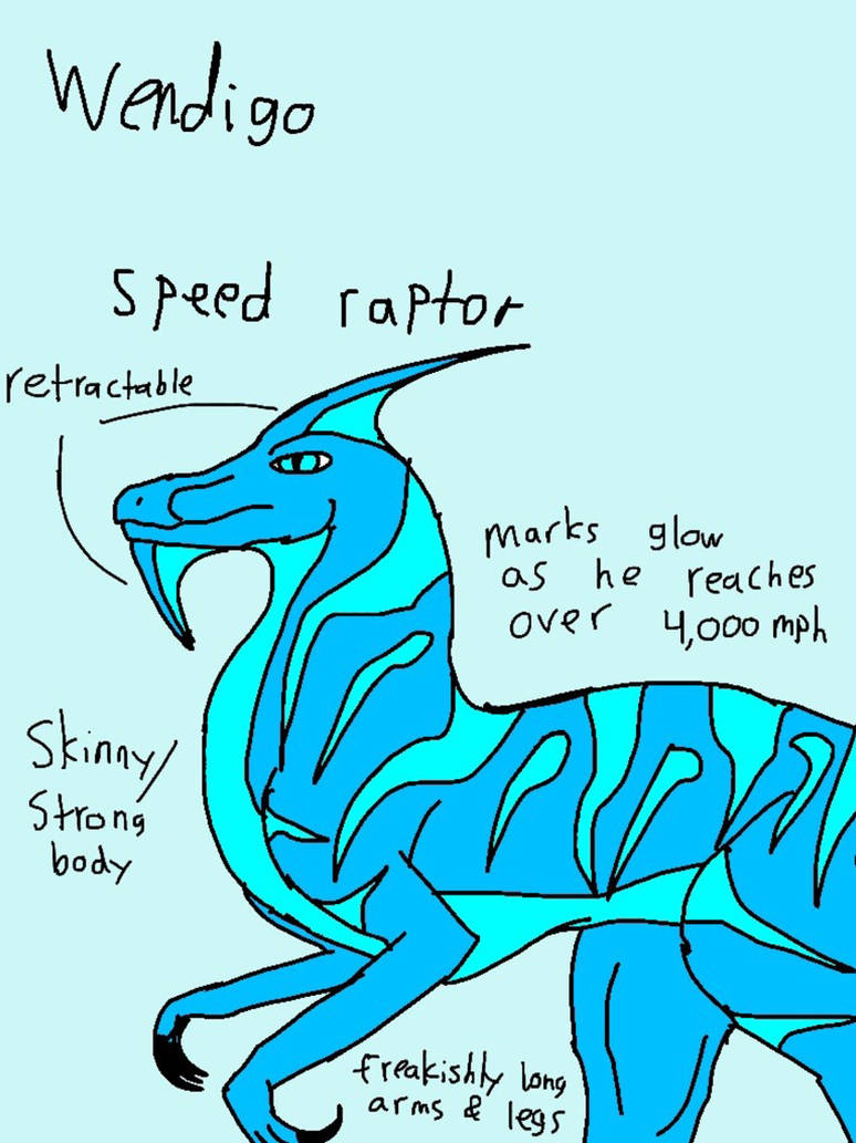 Have an old raptor OC by ThornxThunder on DeviantArt
