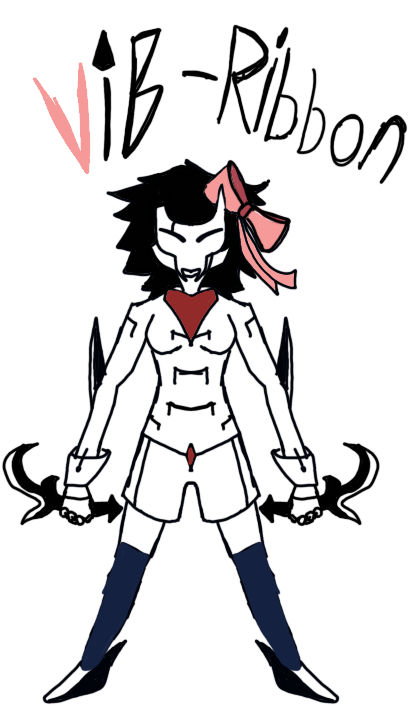 Vib Ribbon The Blade By AAAABattery On DeviantArt vib-ribbon-the-blade-by-aaaabattery-on-deviantart