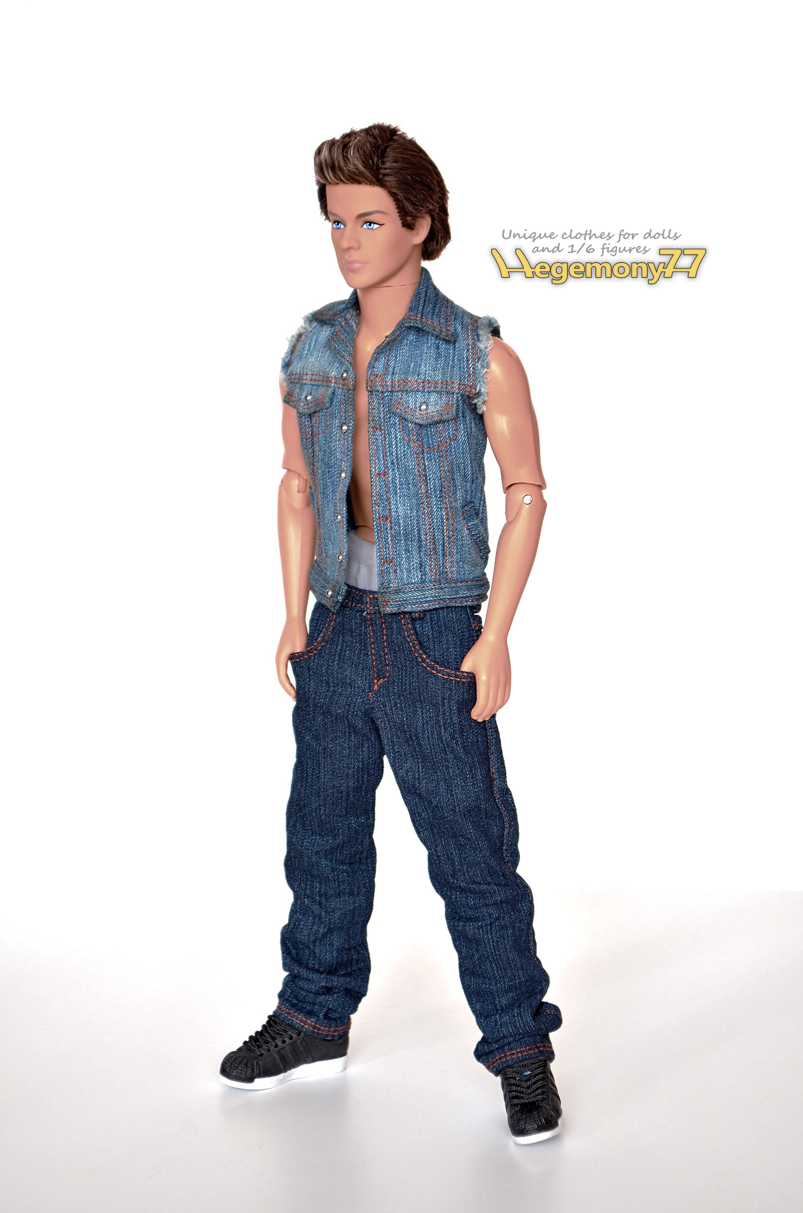 Ken in custom jean jacket and hip jeans by Hegemony77 on DeviantArt