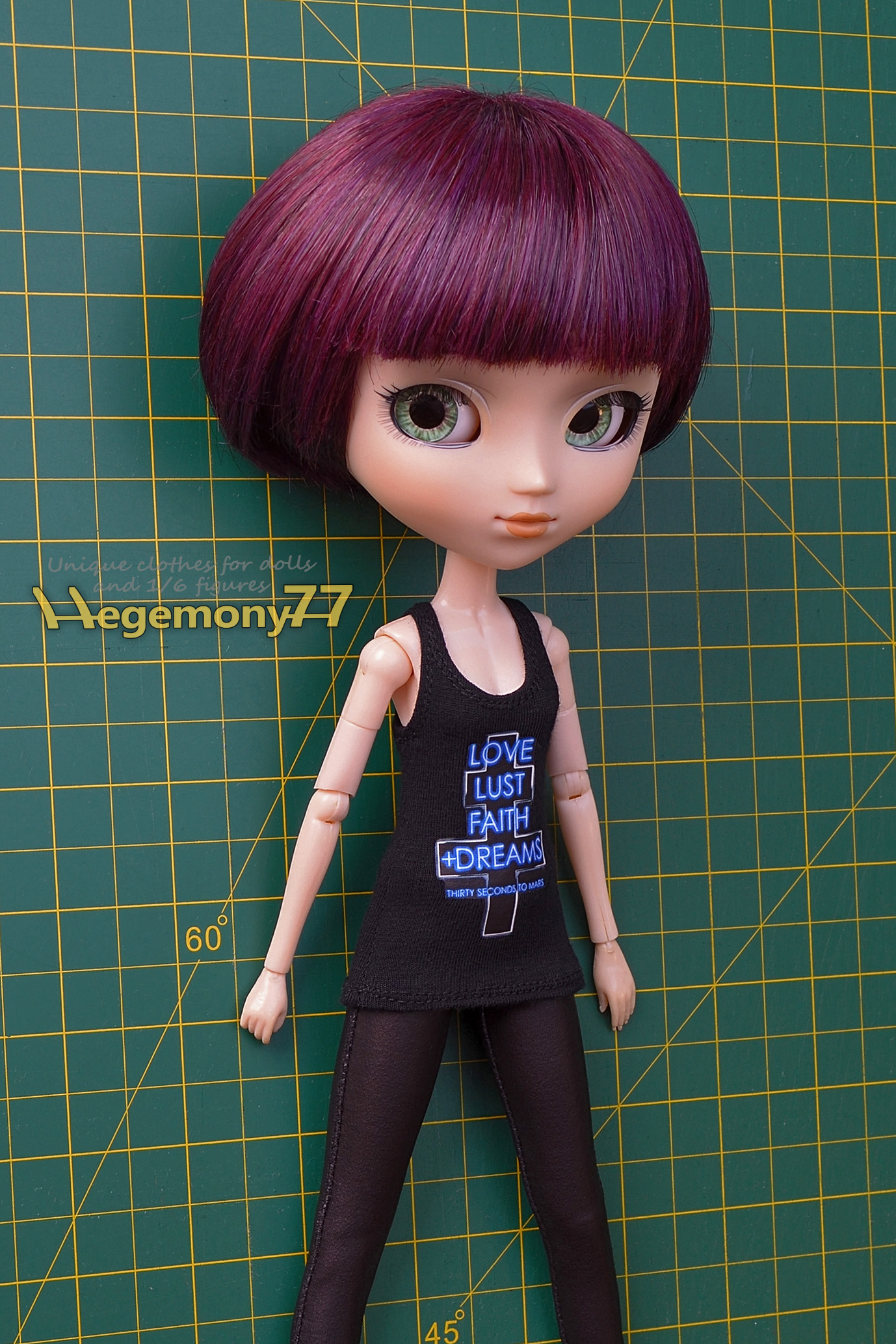 Pullip doll in custom singlet