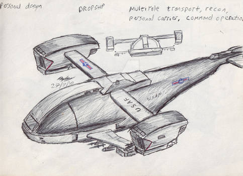 concept dropship inspired by command and conquer