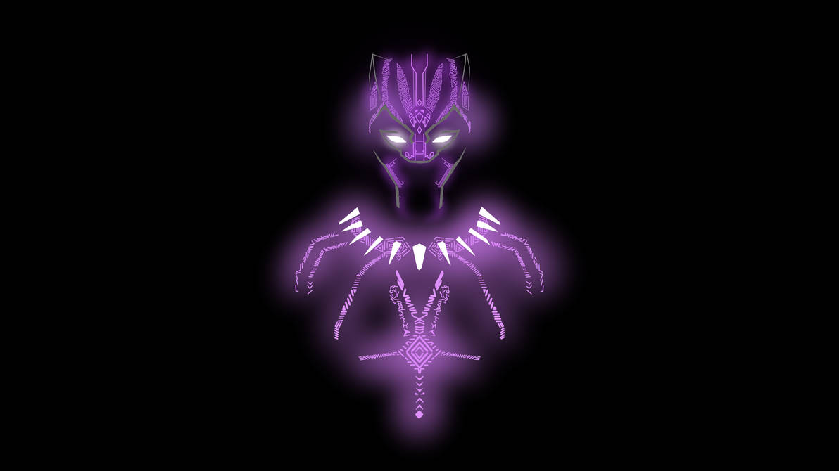 Black Panther Wallpaper Glow Variant by Darkxpazz on Black Panther Wallpaper Glow Variant by Darkxpazz on