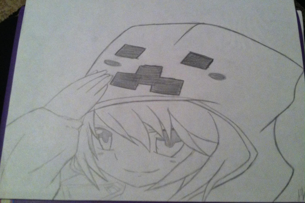Minecraft Girl Draw In minecraft girl 1 by psychoanimelover on DeviantArt