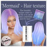 Mermaid - imvu hair texture .psd