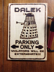 Dalek Parking Only!