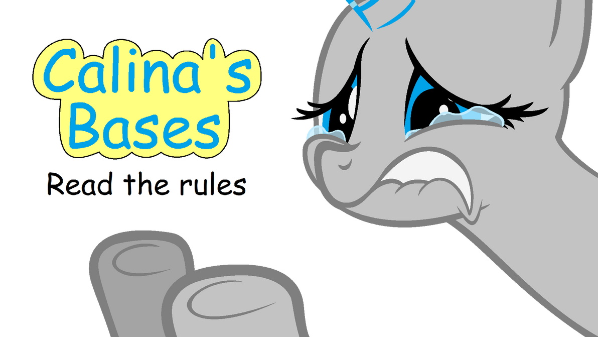 MLP Crying Base by CalinaPonyCartoonsDA on DeviantArt