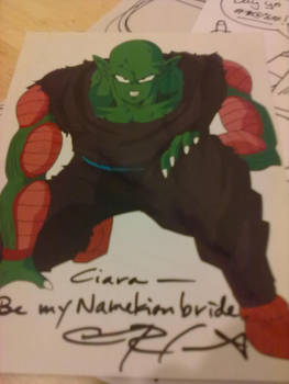 Chris sabat autograph piccolo