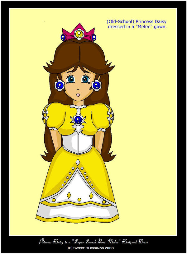 Ssb Color Daisy SSBM Princess Daisy by Sweet-Blessings on DeviantArt
