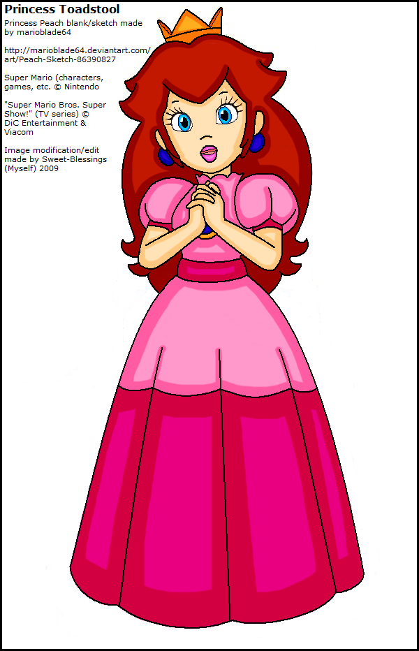 Cartoon Princess Peach EDIT