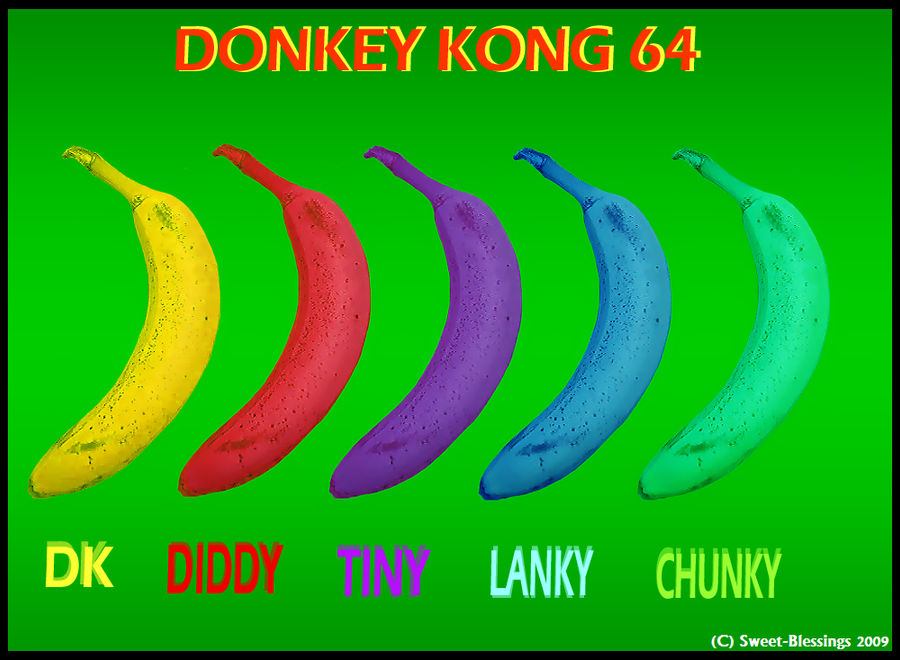 DK64: Kong’s Bananas by Sweet-Blessings on DeviantArt