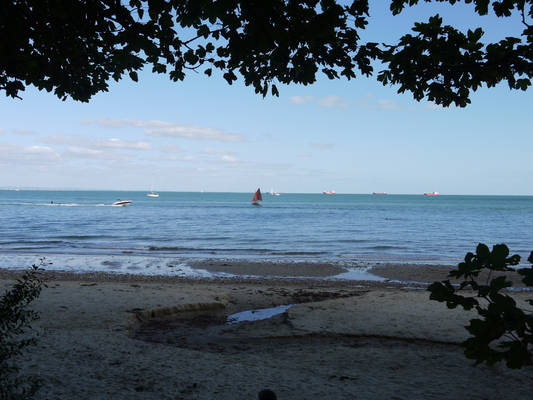 Quick snapshot of Priory Bay, Isle of Wight.