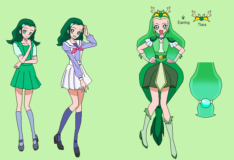 OC Go! Princess Precure - Cure Jadeite by zcx2345 on DeviantArt