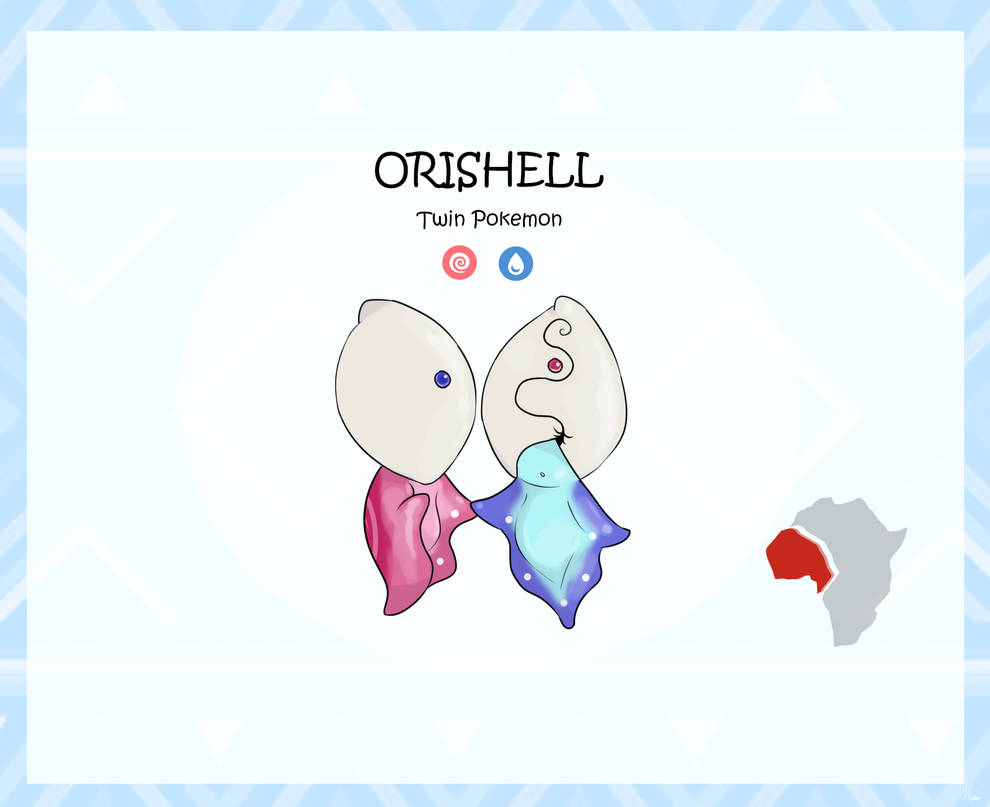 Fakemon - Orishell by LordKaios on DeviantArt