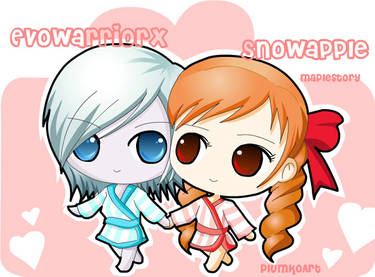 MapleStory-Just a chibi couple