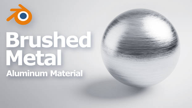 How to make Brushed Aluminium Metal Material in Bl