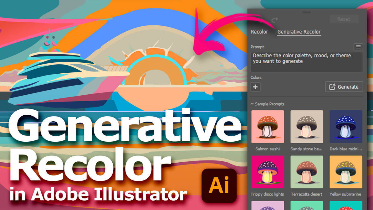 Generative Recolor Vector Graphic In Adobe Illustr By Artist B Cgian On Generative Recolor Vector Graphic In Adobe Illustr By Artist B Cgian On
