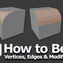 Blender How to Bevel Vertices, Edges, and use Beve