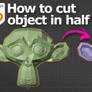How To Cut Something In Half In Blender
