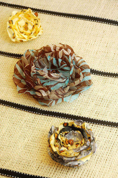 Upcycled Vintage Flower Pin