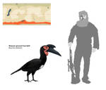 Neanan Ground Hornbill by Adamsaurus02