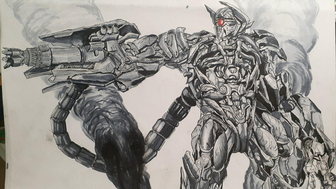 Shockwave Physical Drawing by ChefGuiseppe on DeviantArt